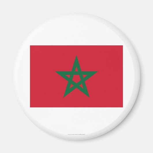 Aimant Drapeau Maroc (Devant)