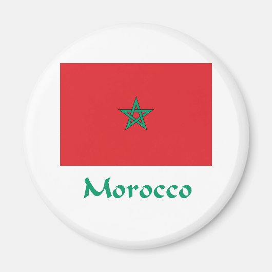 Aimant Drapeau Maroc (Devant)