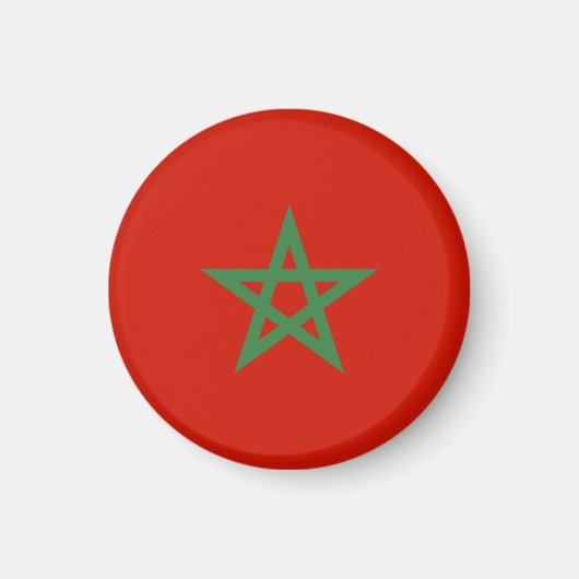 Aimant drapeau marocain (Devant)