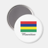 Aimant Drapeau Maurice (Recto/Verso)