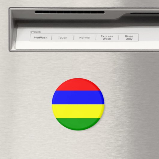 Aimant Drapeau Maurice (In Situ (Lave-vaisselle))