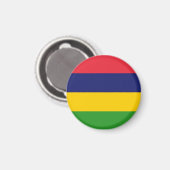 Aimant Drapeau mauricien (Recto/Verso)