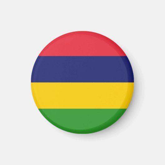 Aimant Drapeau mauricien (Devant)