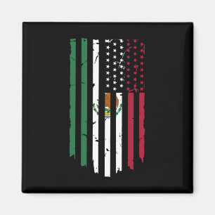 Aimant Drapeau mexicain américain Drapeau mexicain