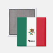 Aimant Drapeau mexicain & Mexique - Vacances/sports (Recto/Verso)