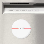 Aimant Drapeau minimaliste autrichien (In Situ (Lave-vaisselle))