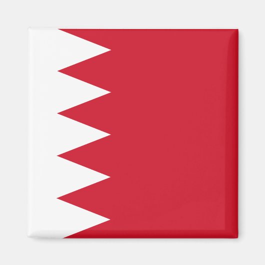 Aimant Drapeau mondial de Bahreïn (Devant)