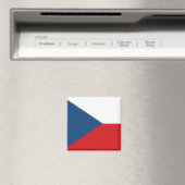 Aimant Drapeau mondial de la République tchèque (In Situ (Lave-vaisselle))