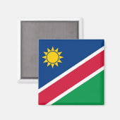 Aimant Drapeau namibien (Recto/Verso)