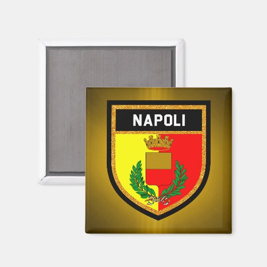 Aimant Drapeau Napoli (Recto/Verso)