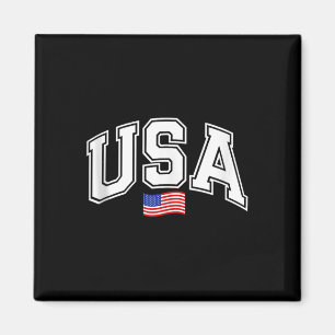 Aimant Drapeau national américain des États-Unis 4 juille