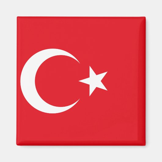 Aimant Drapeau national de Turquie (Devant)