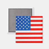 Aimant drapeau national des États-Unis (Recto/Verso)