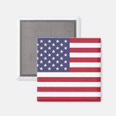 Aimant "Drapeau national des États-Unis d'Amérique USA (Recto/Verso)