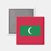 Aimant Drapeau national des Maldives (Recto/Verso)