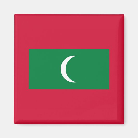 Aimant Drapeau national des Maldives (Devant)