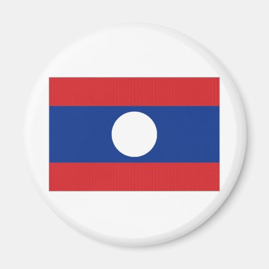 Aimant Drapeau national du Laos (Devant)