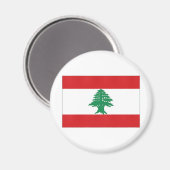 Aimant Drapeau national du Liban (Recto/Verso)