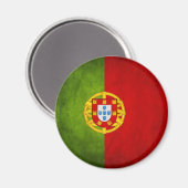 Aimant drapeau national du Portugal (Recto/Verso)