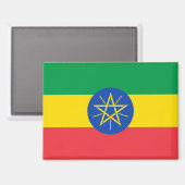 Aimant Drapeau national du rectangle magnétique de l'Éthi (Recto/Verso)