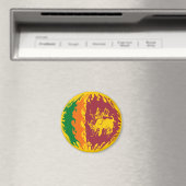 Aimant Drapeau national du Sri Lanka (In Situ (Lave-vaisselle))
