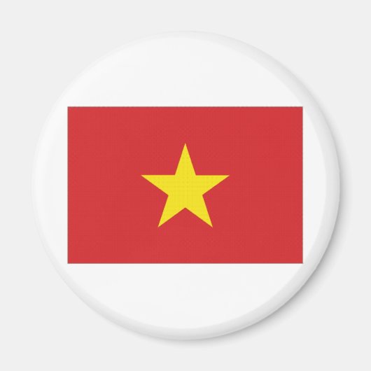Aimant Drapeau national du Viet Nam (Devant)