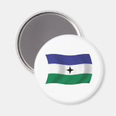 Aimant Drapeau Nationaliste Bubi (Recto/Verso)