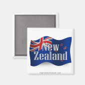 Aimant Drapeau néo-zélandais (Recto/Verso)