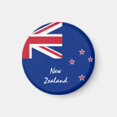 Aimant Drapeau néo-zélandais & Aotearoa - fans de voyages (Devant)