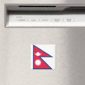 Aimant Drapeau népalais (In Situ (Lave-vaisselle))