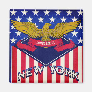 Aimant Drapeau New York
