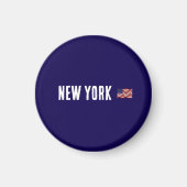Aimant Drapeau New York/États-Unis (Devant)
