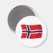 Aimant Drapeau Norvège (Recto/Verso)