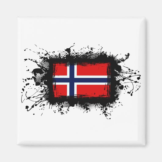 Aimant Drapeau norvégien (Devant)