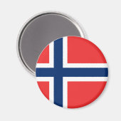 Aimant Drapeau norvégien (Recto/Verso)
