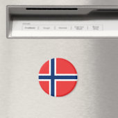 Aimant Drapeau norvégien (Norvège) (In Situ (Lave-vaisselle))