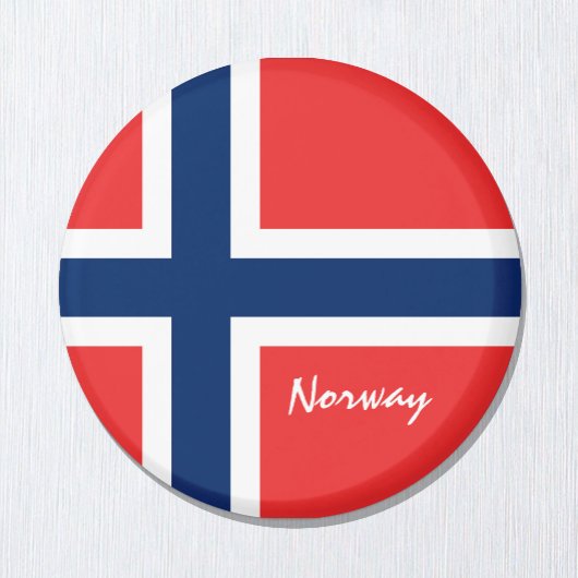 Aimant Drapeau norvégien & Vacances Norvège, Voyage / spo