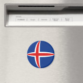 Aimant drapeau œil de poisson d'Islande (In Situ (Lave-vaisselle))