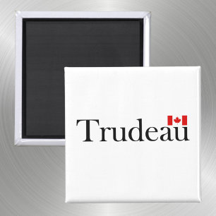 Aimant Drapeau officiel canadien de Justin Trudeau