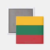 Aimant Drapeau ordinaire lituanien (Recto/Verso)