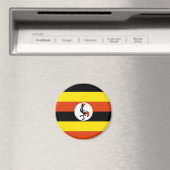 Aimant drapeau ouganda (In Situ (Lave-vaisselle))