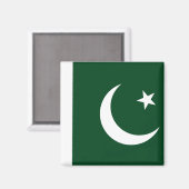 Aimant Drapeau pakistanais (Recto/Verso)