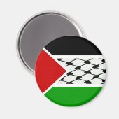 Aimant Drapeau Palestine Keffiyeh (Recto/Verso)