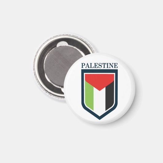 Aimant Drapeau palestinien (Recto/Verso)