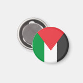 Aimant Drapeau palestinien Libérez la Palestine customisé (Recto/Verso)
