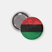 Aimant Drapeau panafricain (Recto/Verso)