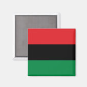 Aimant Drapeau panafricain UNIA (Recto/Verso)