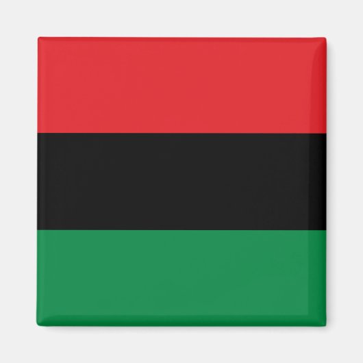 Aimant Drapeau panafricain UNIA (Devant)