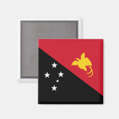 Aimant Drapeau Papouasie-Nouvelle-Guinée (Recto/Verso)