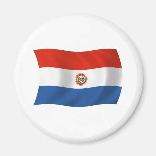 Aimant Drapeau Paraguayen (Devant)